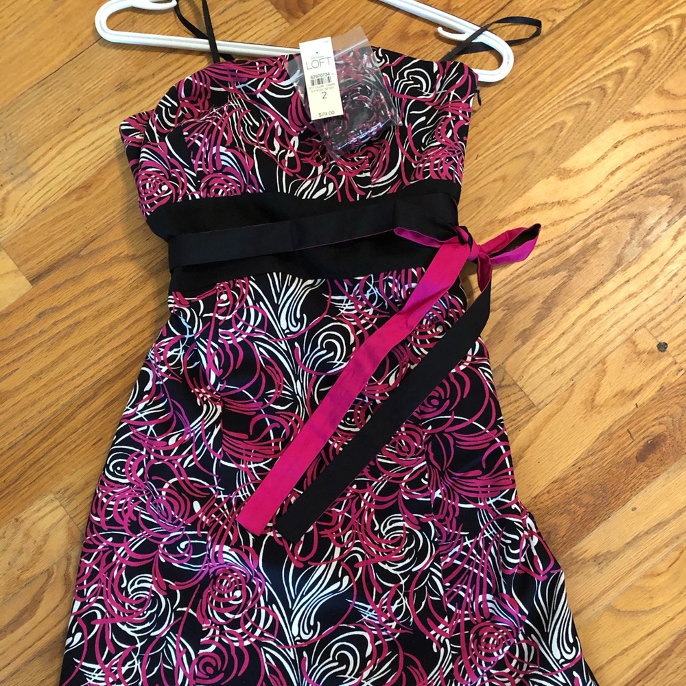 Pink and Black Cocktail dress